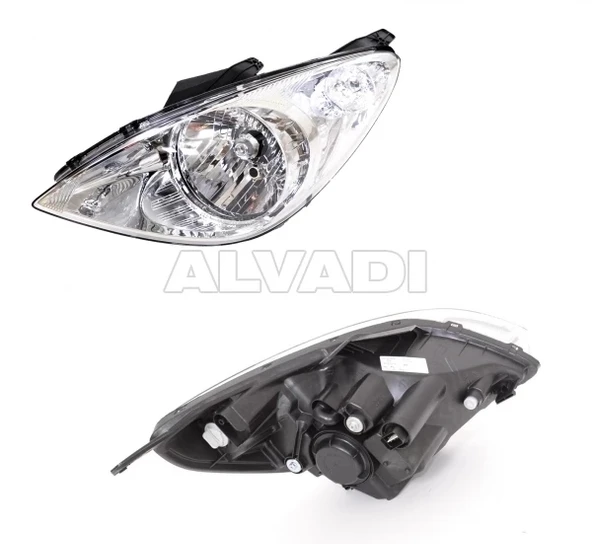 Hyundai İ20 2009-2012 Far Elektrikli Sol (Oem No:921011J010) ürün görseli 1