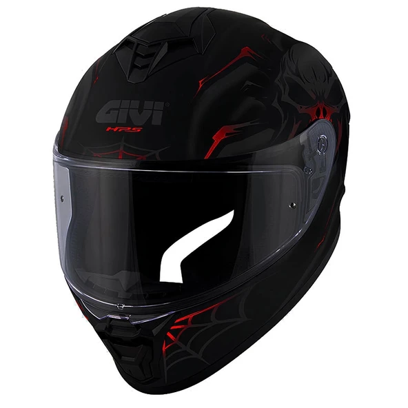 GIVI 50.X ARACHNO MAT SİYAH-KIRMIZI KASK MAT SİYAH/KIRMIZI ürün görseli 1