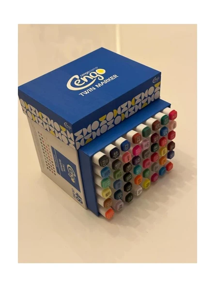 CENGO TWIN MARKER CIFT UCLU 48 LI SET CGO-133 ürün görseli 1