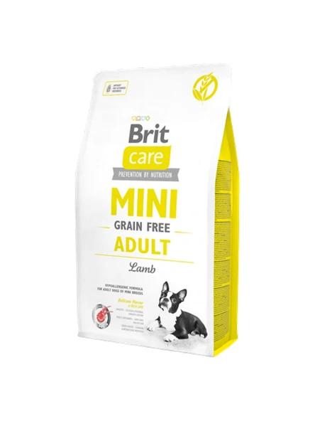 Brit Care Mini Tahılsız Kuzu Etli 2 kg Küçük Irk Yetişkin Köpek Maması ürün görseli 1