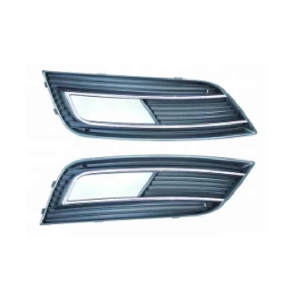 Audi A4 2012-2015 Sis Far Kapağı Sol Nikelajlı - Delikli (Oem No:8K0807681B) ürün görseli 1