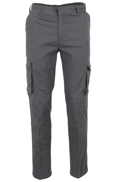 Erkek Keten Kargo Pantolon Gri Renk RAR01441 ürün görseli 1