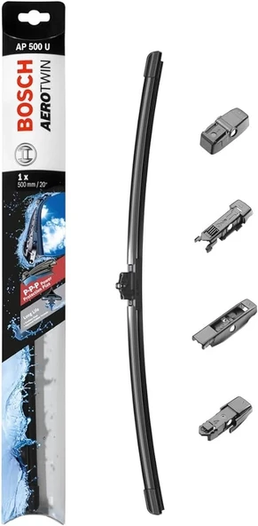 Silecek Süpürgesı Ön Aerotwin Plus Tekli Silecek - [ 500 Mm ] (Seffaf Paket) Kore Tüm Modeller Bm 2000- (Oem No: 3397006 ürün görseli 1