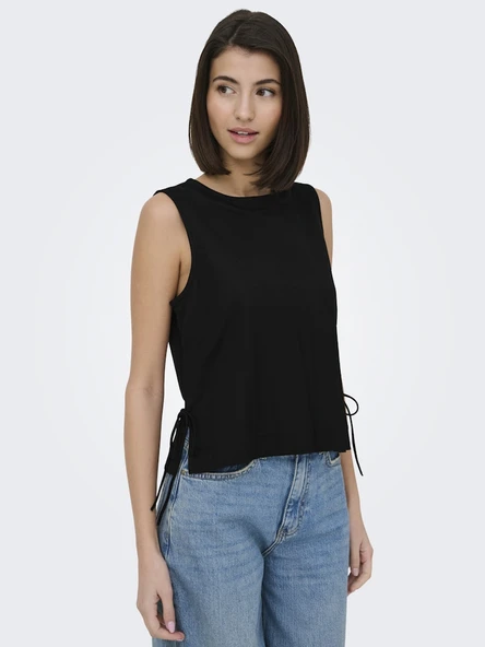 ONLY JDY Bayan Yandan Bağlamalı Kolsuz Bluz 15374333 ürün görseli 1