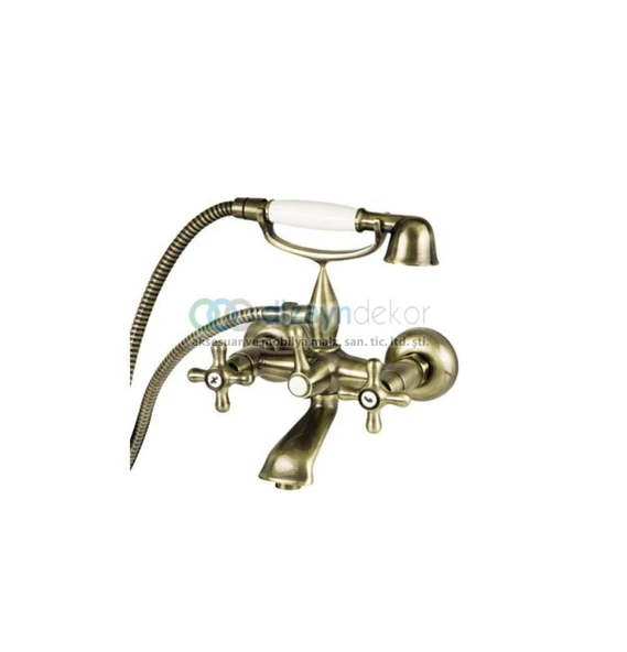 Bronz Antik Banyo Bataryası 290515 ürün görseli 1