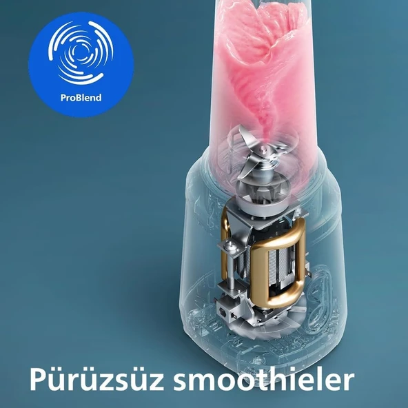 Philips HR2672/00 ProBlend 350 W Smoothie Blender - Resim 3