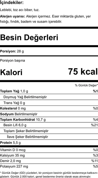 Çerezyolu Çorum Ateşi Acılı Leblebi - Resim 3