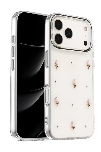 Newface Apple iPhone 17 Pro Max Fiyonk Desenli Kapak - Desen 6 ürün görseli 1