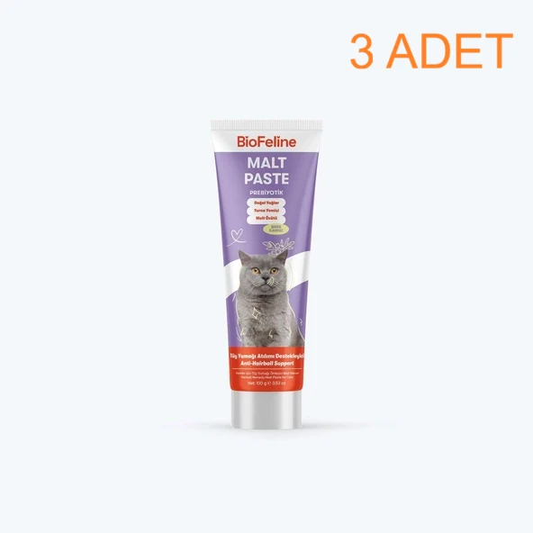 BioFeline Kedi Malt Macunu 100 Gr (3 ADET) ürün görseli 1
