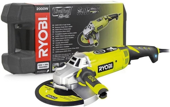 Ryobi EAG2000RS Büyük Taşlama Makinesi 2000W 230 mm - 5133000550 ürün görseli 1
