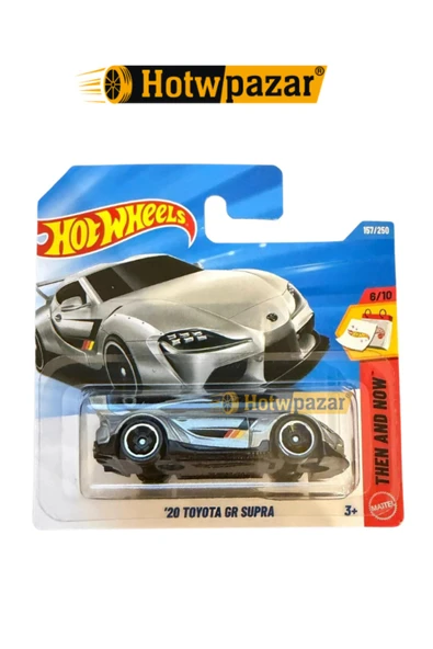 HotWheels 20 Toyota GR Supra Then And Now JJK04 1/64 Ölçek Tekli Arabalar ürün görseli 1