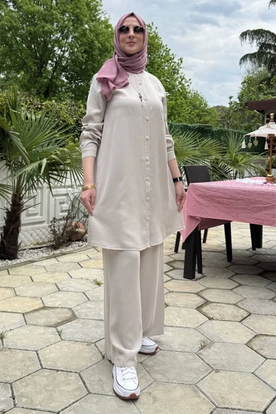 Ezgi Pantolonlu Takım Taş ürün görseli 1