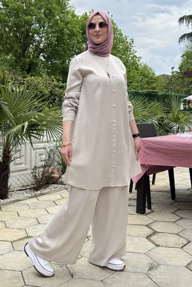 Ezgi Pantolonlu Takım Taş - Resim 8