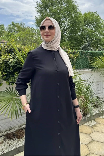 Başak Pantolonlu Takım Siyah - Resim 4