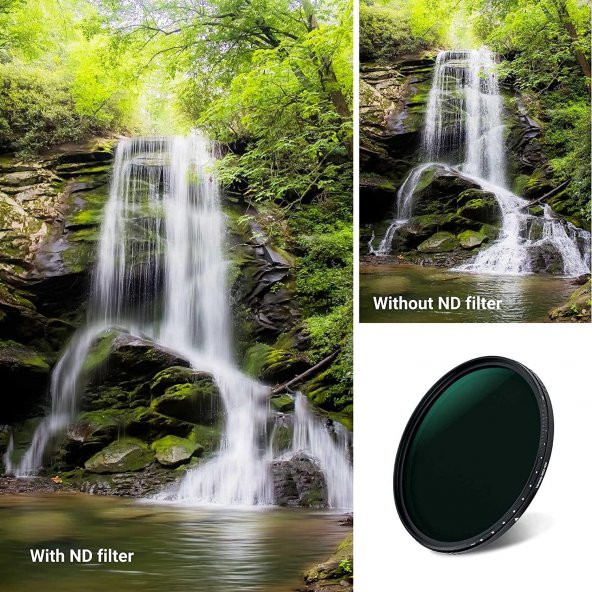 Cazipshop 67mm ND Variable Filtre - Resim 3