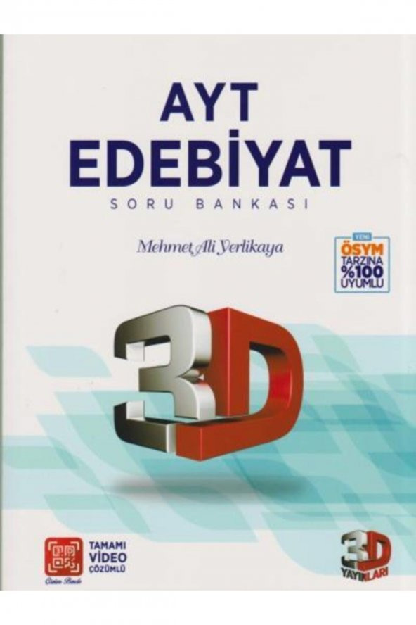 AYT 3D EDEBİYAT SORU BANKASI / ÇÖZÜM* ürün görseli 1