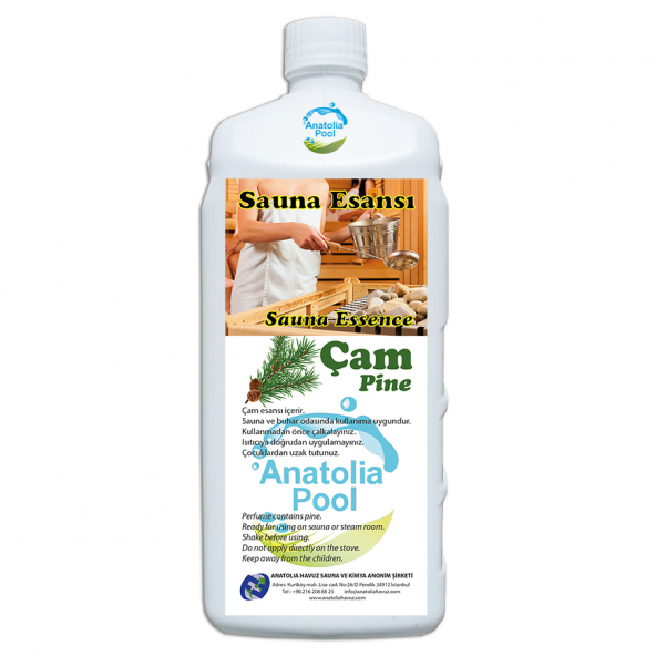 Anatolia Pool Sauna Buhar Esansı Çam 1 Lt - Sauna Essence Pine ürün görseli 1