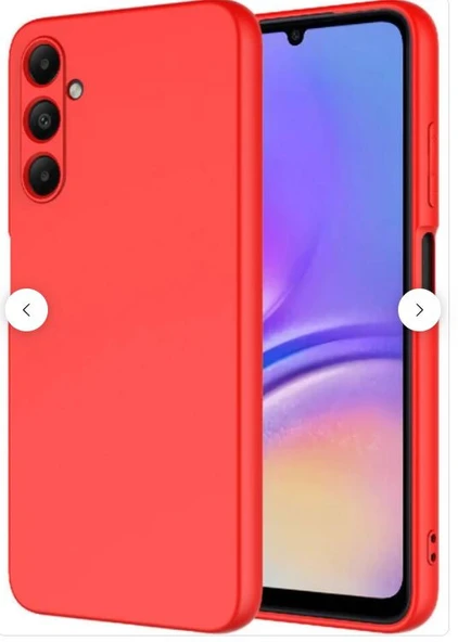 Samsung Galaxy A15 Kapak Içi Kadife Kamera Korumalı Lansman Silikon Kılıf - Kırmızı ürün görseli 1