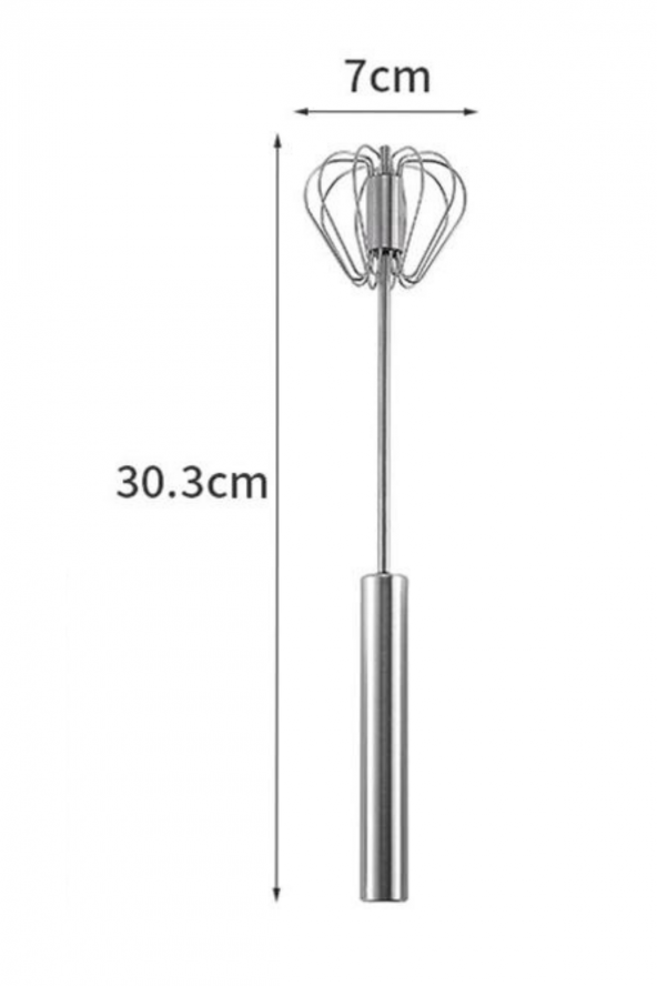 Yayke Çelik Basmalı Otomatik Çırpıcı - Resim 4