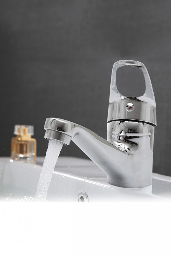 Yayke Sabit Aç Kapa Mix Lavabo Bataryası Musluğu (Sıcak Soğuk Girişli) ürün görseli 1