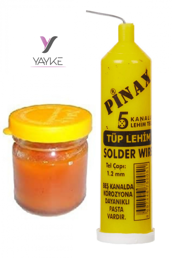 Yayke Tüp Lehim Teli+Lehim Pastası ürün görseli 1
