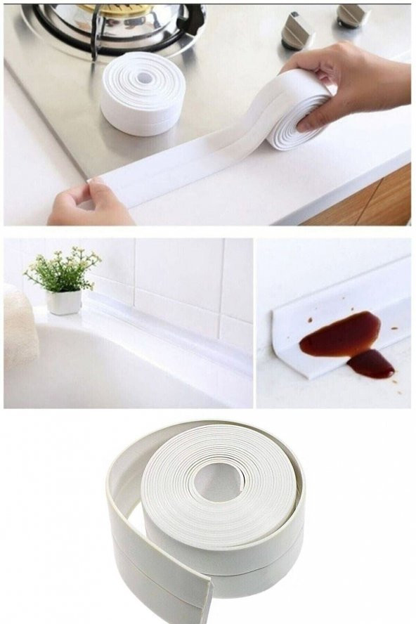 Yayke Su Sızdırmaz Geçirmez Bant Lavabo Küvet Kenar Bandı Küvet Duş ürün görseli 1