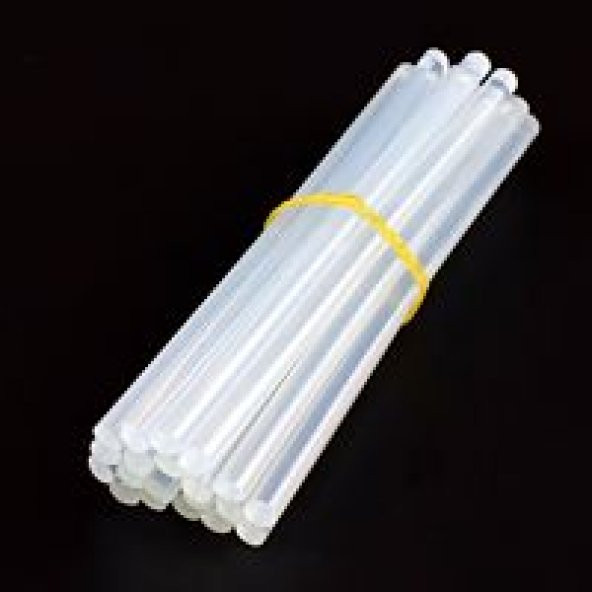 Yayke Kalın Silikon Çubuk 10 Adet 30 cm Şeffaf ürün görseli 1