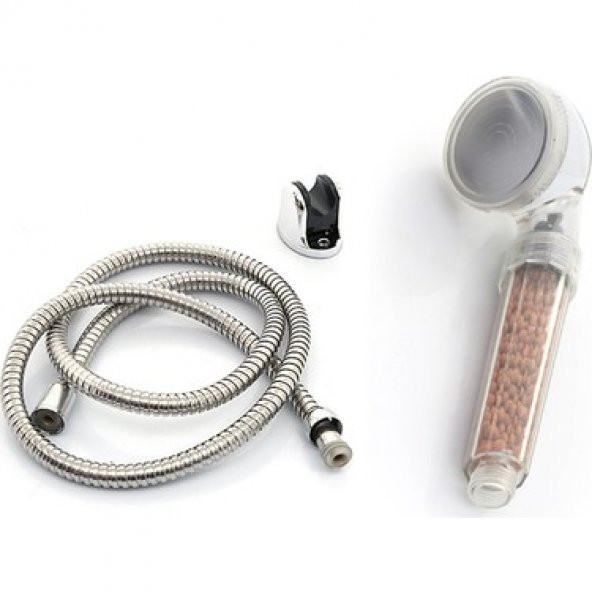 Yayke Su Arıtmalı Duş Başlığı Tasarruflu Boncuklu Banyo Duş Başlığı (Set) ürün görseli 1
