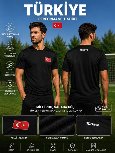 Türkiye Isimsiz Siyah Yetişkin Euro 2025/26 Sezon Özel Tasarım Forma (F01) ürün görseli 1