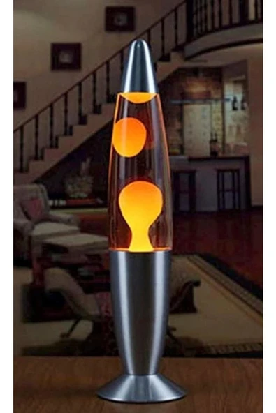 Lav Lamba Büyük Boy 40 Cm Sarı Dekoratif Ev Hediyesi Konsept Hediye Lava Lambası Büyük Boy 40 Cm ürün görseli 1