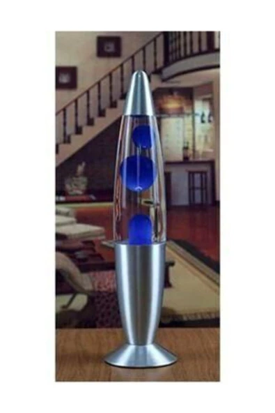 Lav Lambası Gece Lambası Büyük Boy Lav Lambası Lava Lamp Konsept 41 Cm Mavi ürün görseli 1