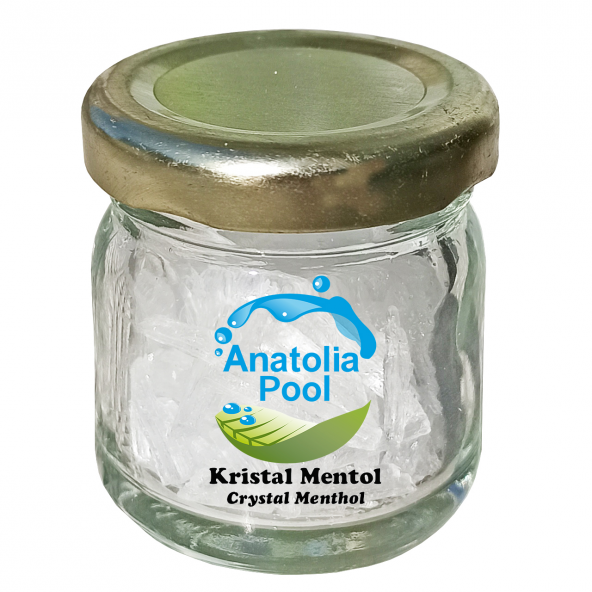 Anatolia Pool Sauna Buhar Esansı Kristal Mentol 10 gr (Sauna Essence Menthol Crystal) ürün görseli 1