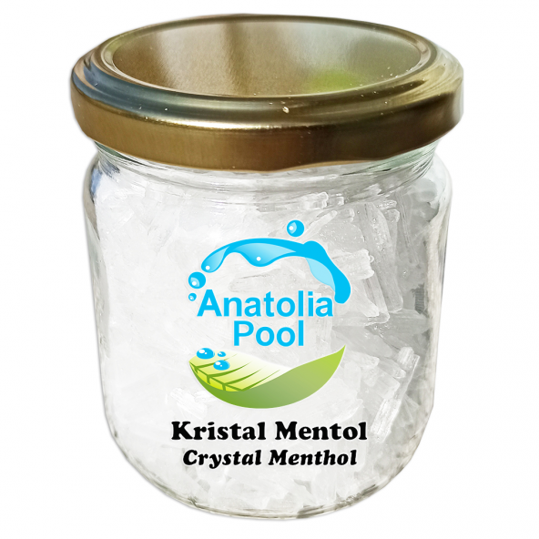 Anatolia Pool Sauna Buhar Esansı Kristal Mentol 50 gr (Sauna Essence Menthol Crystal) ürün görseli 1