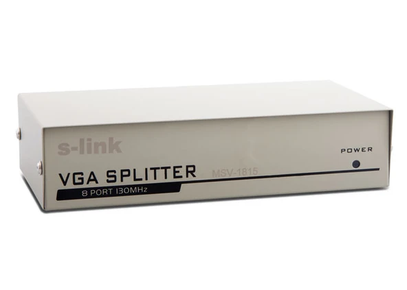 S-link MSV-1815 8 VGA 150Mhz Monitör Splitter ürün görseli 1