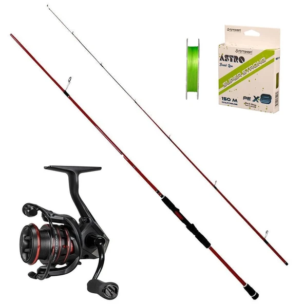 Okuma Ceymar 1000 - Okuma Red Spin 212cm 1-12gr LRF Olta Seti ürün görseli 1