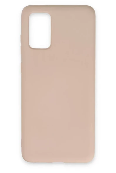 Newface Samsung Galaxy S20 Plus Kılıf Nano içi Kadife Silikon - Pudra ürün görseli 1