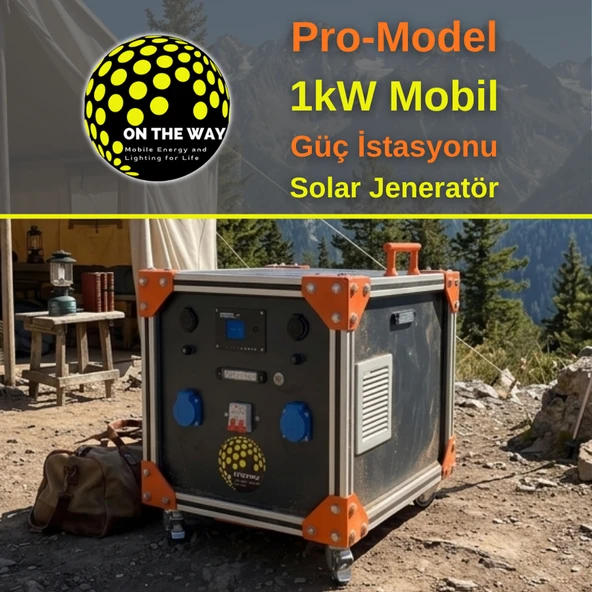 OTW Pro-Model 1000W Mobil Güç İstasyonu - LiFePo4 Bataryalı Solar Jeneratör ürün görseli 1