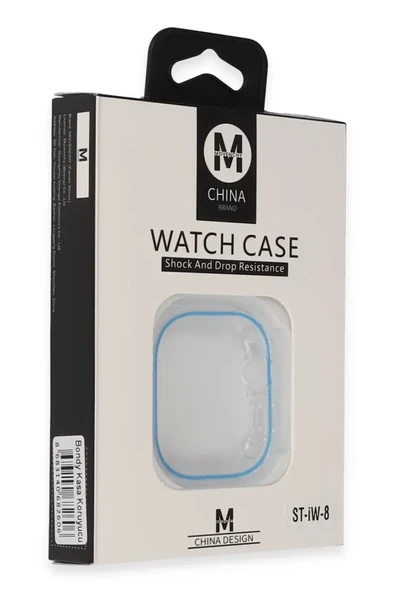 Movenchy Apple Watch Ultra 49mm Bondy Kasa Koruyucu - Mavi ürün görseli 1