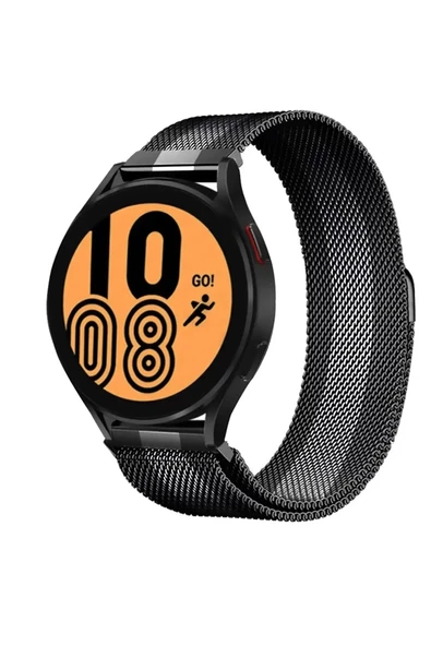 Newface Watch 20mm Metal Mıknatıslı Kordon - Siyah-Beyaz ürün görseli 1