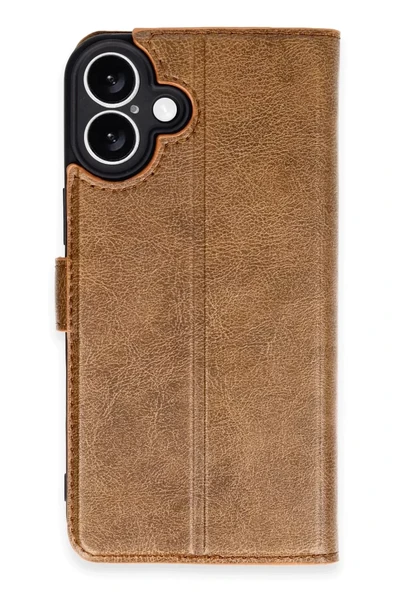 Newface Apple iPhone 16 Plus Kılıf Trend S Plus Kapaklı Kılıf - Taba ürün görseli 1