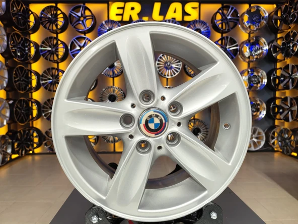4 Adet BMW ORIJINAL 7*16 5*120 ET44 72.6 SILVER JANT REVİZE EDİLMİŞ (Takım) ürün görseli 1