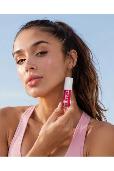 Nuvéla Lip Oil Elixir Dudak Yağı - Barbie Pink - Resim 5