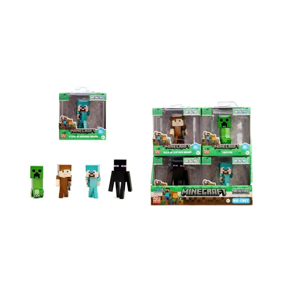 9385138300W03 Minecraft Figures 2 5 Wave 3die-castpop-culture collectible(Belirtilen fiyat, tekli satış için adet fiyatıdır.) ürün görseli 1