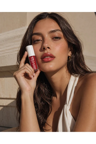 Nuvéla Lip Oil Elixir Dudak Yağı - Barbie Pink - Resim 9