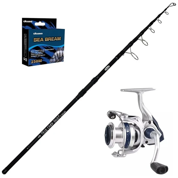 Okuma Aria 8000 - Kendo TeleCarp 390cm Sazan Olta Seti ürün görseli 1