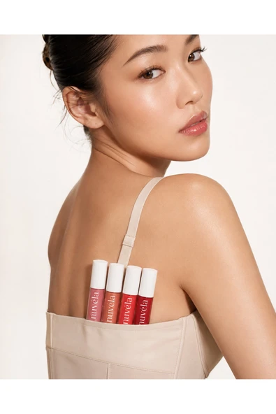 Nuvéla Lip Oil Elixir Dudak Yağı - Barbie Pink - Resim 6