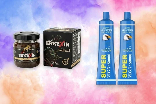 Orjinal 43 gr Erkexin Ballı Bıtkısel Karışım Macun + 2 adet super viga 150000 Ozel krem ürün görseli 1