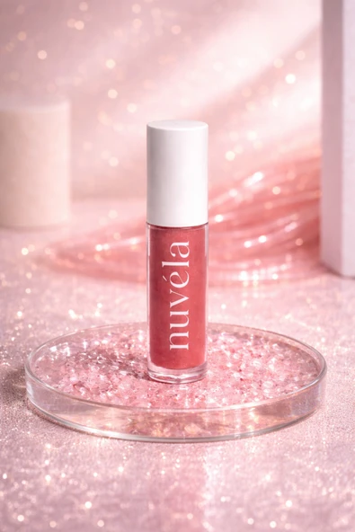 Nuvéla Lip Oil Elixir Dudak Yağı - Barbie Pink - Resim 2