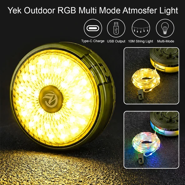 Yek Outdoor RGB Multi Mode Atmosfer Light 10m ürün görseli 1