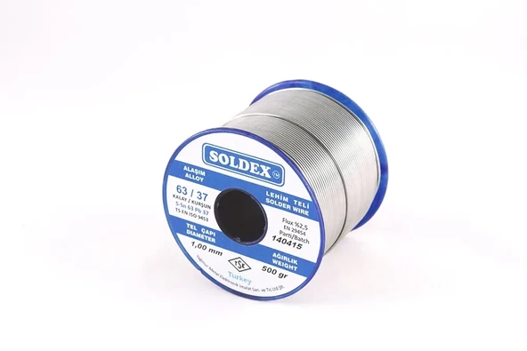 63-37 Lehim Teli 200 Gr 0,75 Mm, Sn:63 - Pb:37 ürün görseli 1